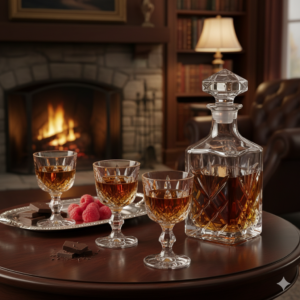 kieliszki kryształowe do likieru doowego